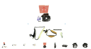 Steuerkettensatz mit Gehäusedeckel für Audi VW 1.8 2.0 TFSI 06H109158H