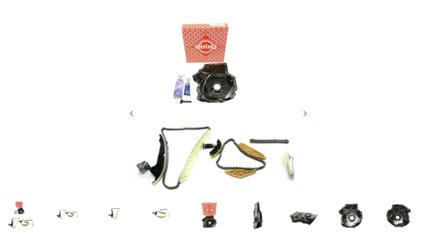 Steuerkettensatz mit Gehäusedeckel für Audi VW 1.8 2.0 TFSI 06H109158H